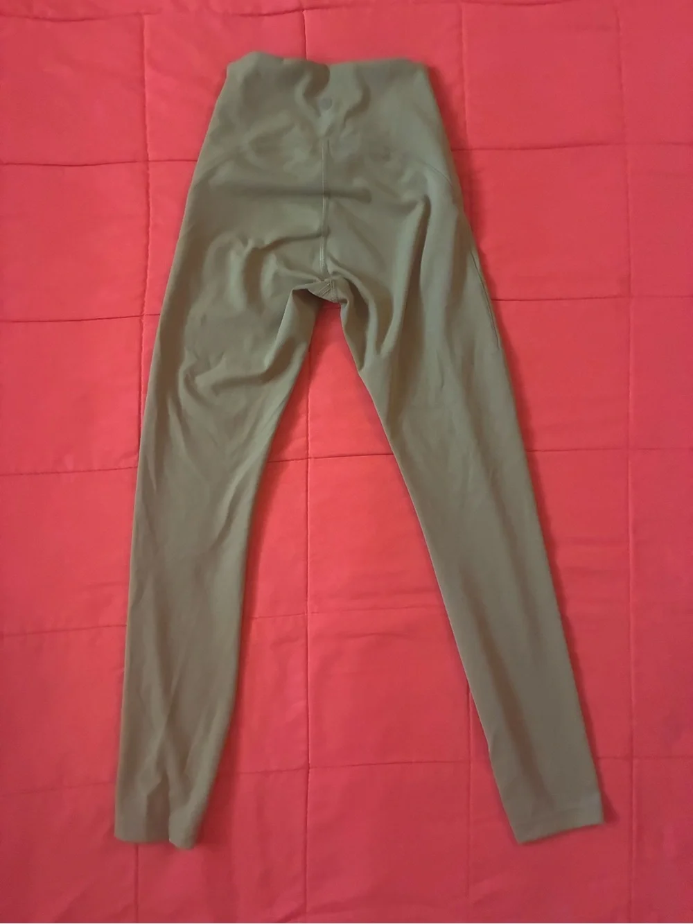 Lululemon Leggings Womens 2 Green High Rise Athletic Activewear Gym